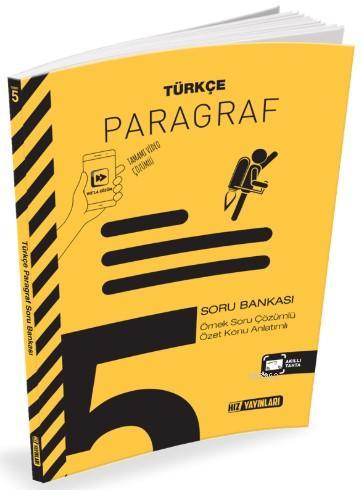 Hız Yayınları 5. Sınıf Türkçe Paragraf Soru Bankası Hız 