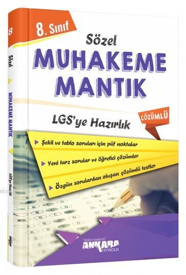 8. Sınıf LGS'ye Hazırlık Sözel Muhakeme Mantık Soru Bankası Ankara Yayıncılık