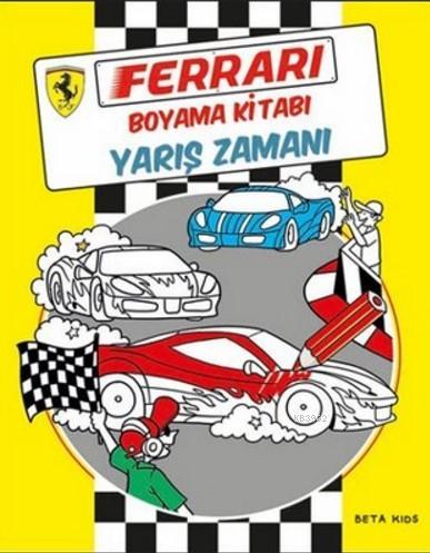 Ferrari Boyama Kitabı - Yarış Zamanı