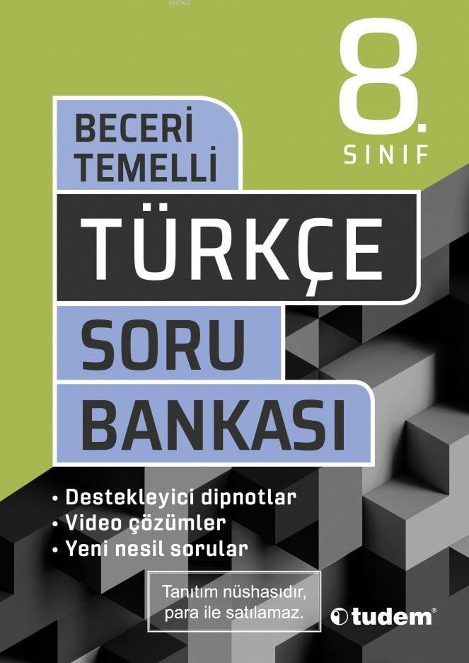 Tudem Yayınları 8. Sınıf LGS Türkçe Beceri Temelli Soru Bankası Tudem 