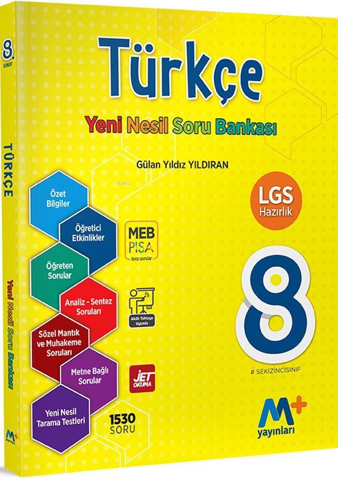 Martı Yayınları 8. Sınıf LGS Türkçe Yeni Nesil Soru Bankası Martı 