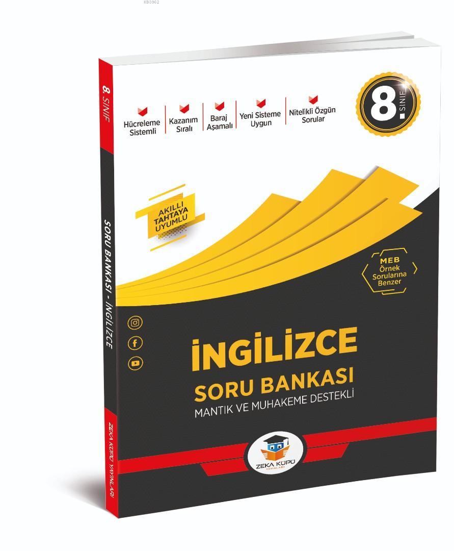 Zeka Küpü Yayınları 8. Sınıf LGS İngilizce Soru Bankası Zeka Küpü 