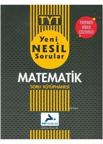 Paraf Yayınları TYT Matematik Yeni Nesil Tamamı Video Çözümlü Soru Kütüphanesi Paraf