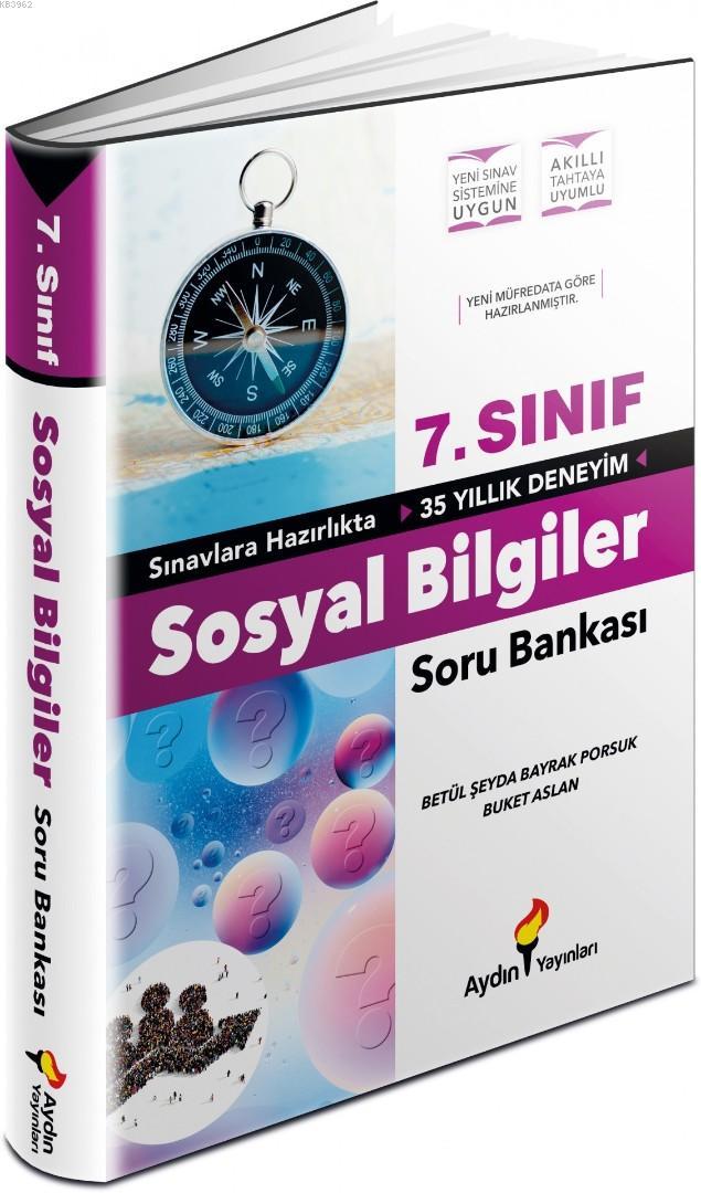 Aydın Yayınları 7. Sınıf Sosyal Bilgiler Soru Bankası Aydın 