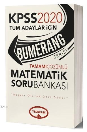 Yediiklim Kpss Bumerang Mat Tam Coz Soru Bank 2020 Kolektif 9786052894040 Genel Imge Com Tr