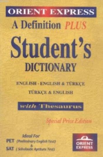 Orient A Definition Plus Student's Dictionary