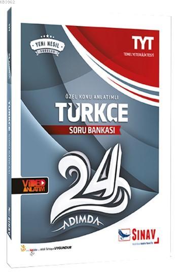 Sınav Dergisi Yayınları TYT Türkçe 24 Adımda Özel Konu Anlatımlı Soru Bankası Sınav Dergisi 