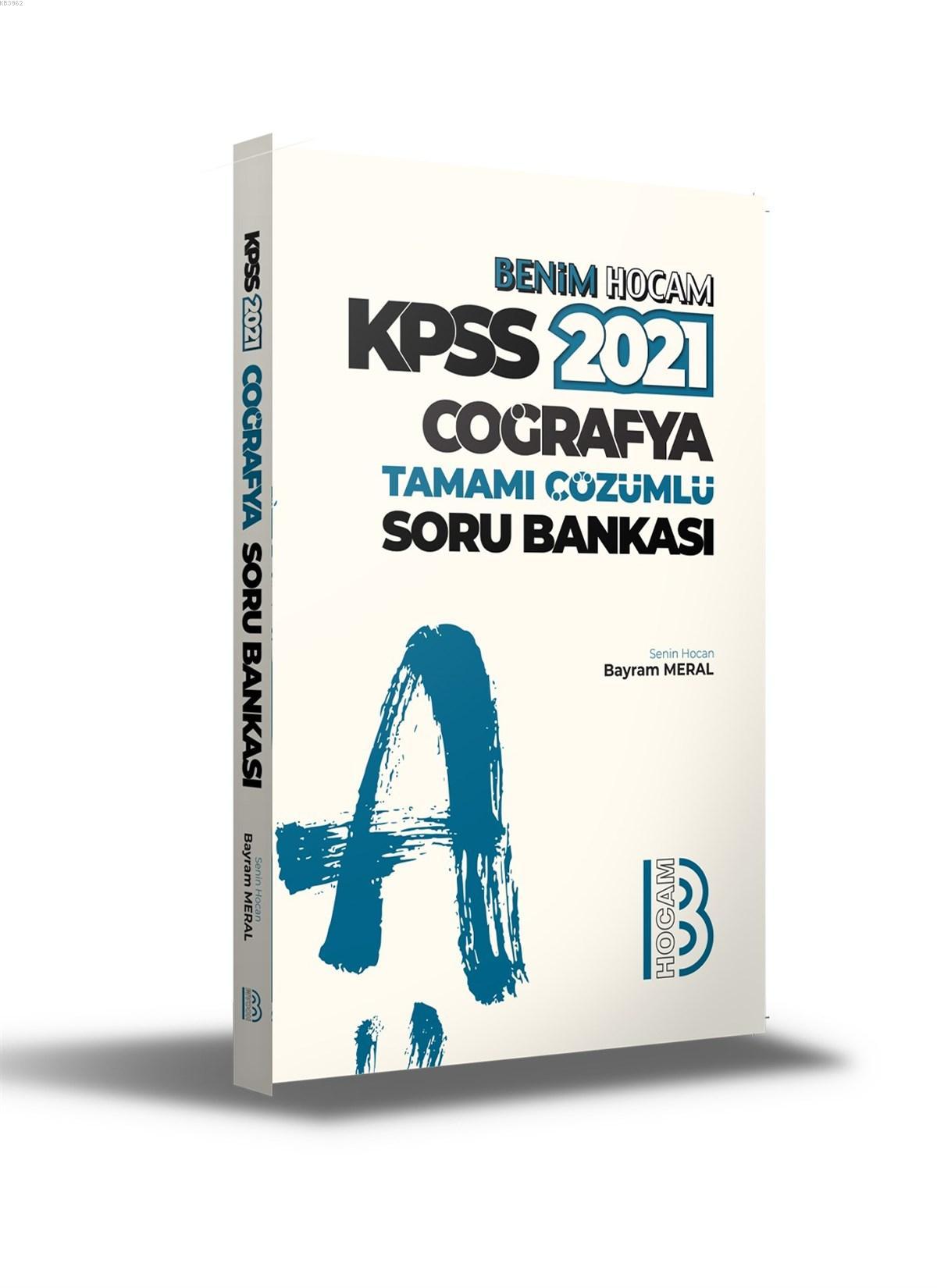 2021 KPSS Coğrafya Tamamı Çözümlü Soru Bankası Benim Hocam Yayınları