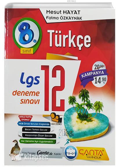 Çanta  - 8. Sınıf Lgs Türkçe 12 Deneme