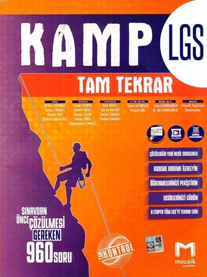  Mozaik Yayınları 8 Sınıf LGS Kamp Tam Tekrar Mozaik | Mozaik Yayınları 8 Sınıf LGS Kamp Tam Tekrar Mozaik | Mozaik (Hazırlık) | 9786056952760 