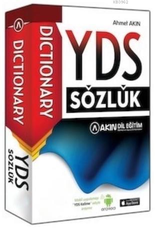 Yds Sozluk Dictionary Ahmet Akin 9789944598170 Kitap Imge Com Tr
