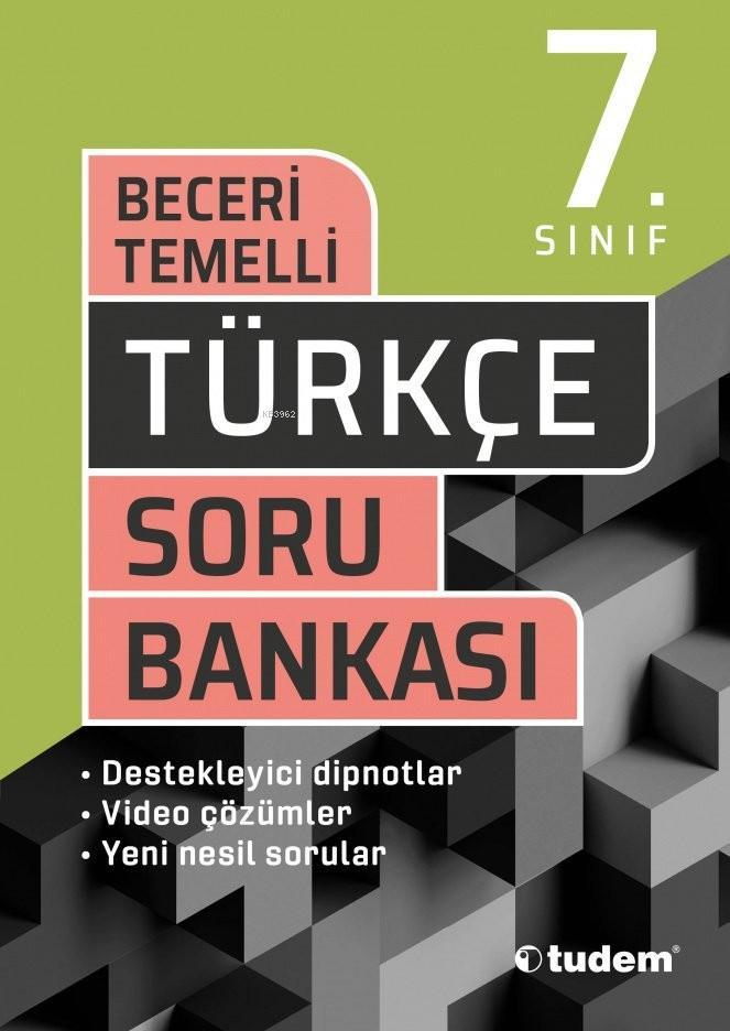 Tudem Yayınları 7. Sınıf Türkçe Beceri Temelli Soru Bankası Tudem 