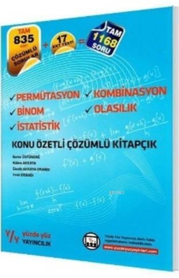 Permütasyon Kombinasyon Binom Olasılık İstatistik Konu Özetli Çözümlü Kitapçık