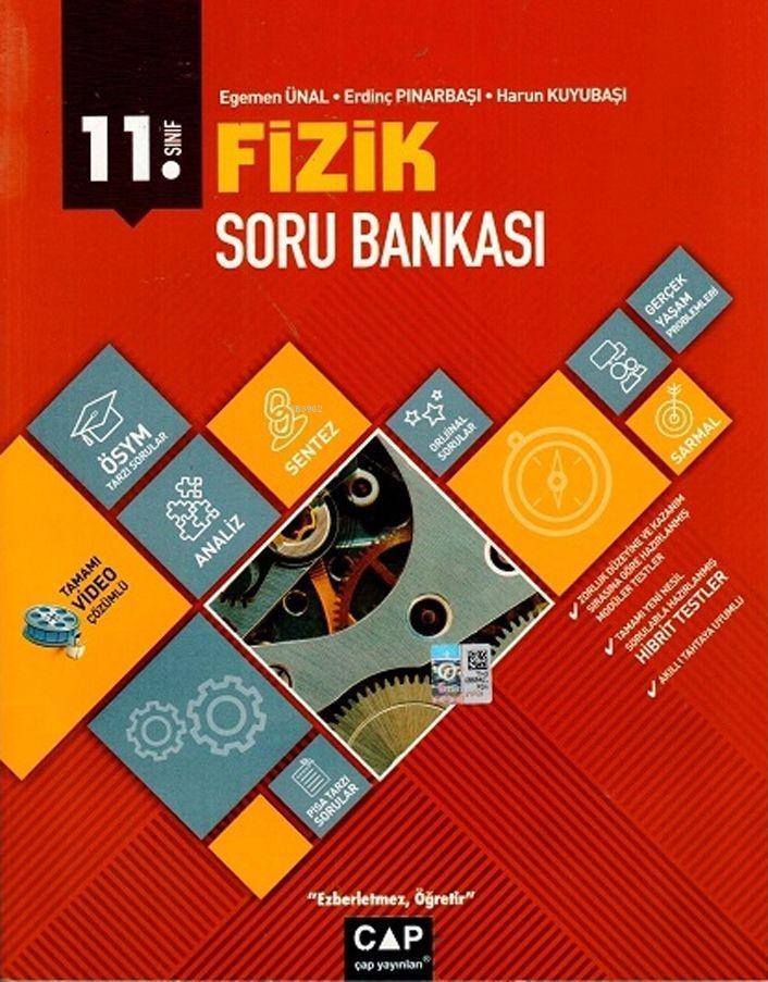 Çap Yayınları 11. Sınıf Anadolu Lisesi Fizik Soru Bankası Çap 