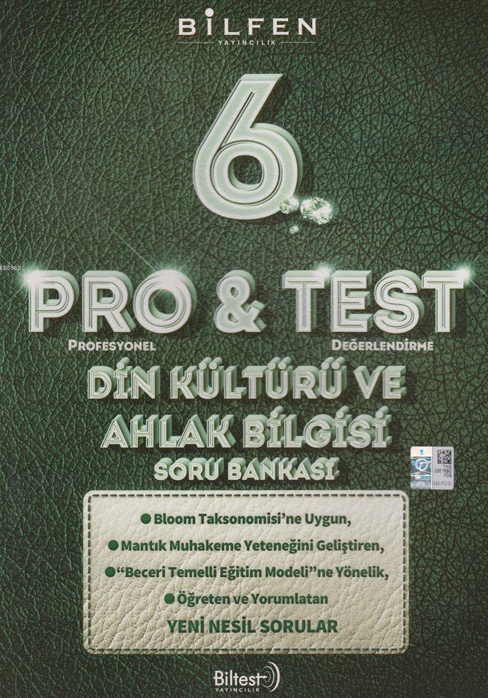 Bilfen Yayınları 6. Sınıf Din Kültürü ve Ahlak Bilgisi ProTest Soru Bankası Bilfen 