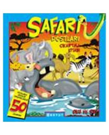 Safari Dostları Çıkartma Kitabı; 50 Çıkartma