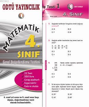Matematik 4. Sınıf Genel Değerlendirme Testleri