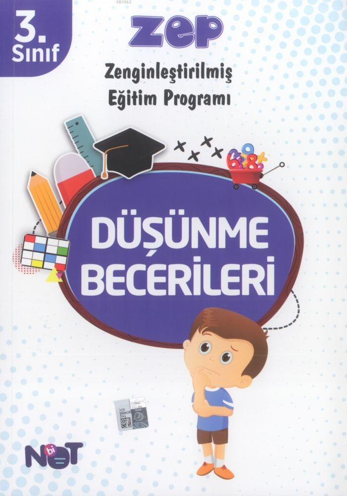 BiNot Yayınları 3. Sınıf Zep Zenginleştirilmiş Eğitim Programı Düşünme Becerileri BiNot 