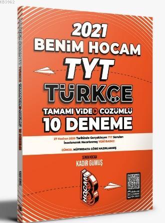 2021 TYT Türkçe Tamamı Video Çözümlü 10 Deneme Sınavı Benim Hocam Yayınları