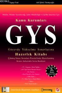 Kamu Kurumları Gys Hazırlık Kitabı; Görevde Yükselme Sınavları