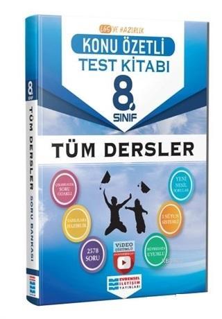  Evrensel İletişim Yayınları 8 Sınıf LGS Tüm Dersler Konu Özetli Test Kitabı Evrensel İletişim | Kolektif | Evrensel İletişim Yayınları (Hazırlık) | 9786057958471 