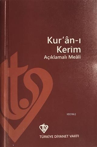 Kuranı Kerim Açıklamalı Meali Cep Boy Metinsiz Plastik Kapak