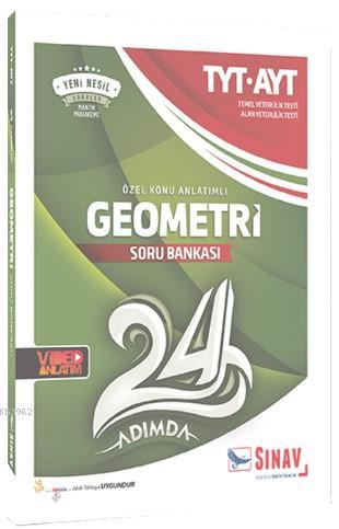 Sınav Dergisi Yayınları TYT AYT Geometri 24 Adımda Özel Konu Anlatımlı Soru Bankası Sınav Dergisi 