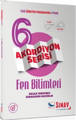 Sınav Dergisi Yayınları 6. Sınıf Fen Bilimleri Akordiyon Serisi Aç Konu Katla Soru Sınav Dergisi 