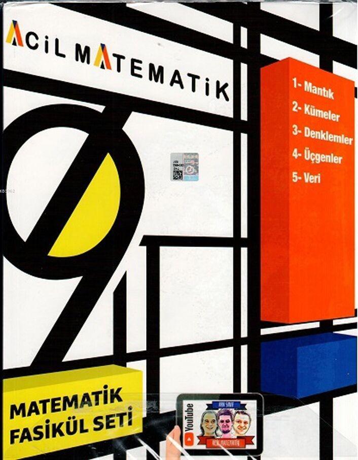  Acil Yayınları 9 Sınıf Acil Matematik 6 lı Fasikül Seti | Kolektif | Acil Yayınları (Hazırlık Bayilik) | 9786058006591 