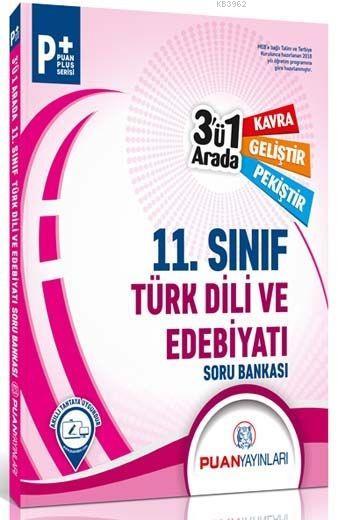 Puan Yayınları 11. Sınıf Türk Dili ve Edebiyatı 3ü 1 Arada Soru Bankası Puan 