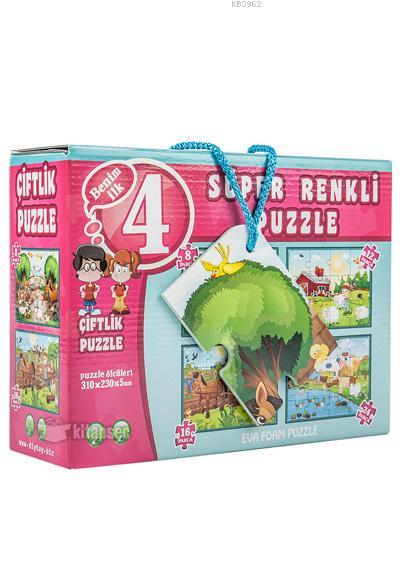 Dıytoy Çiftlik Süper Renkli Puzzle