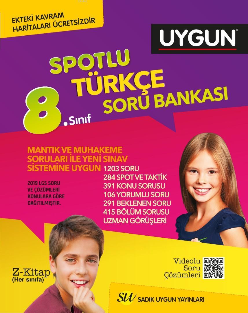 Sadık Uygun Yayınları 8. Sınıf LGS Türkçe Soru Bankası Sadık Uygun 