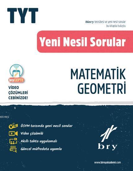 Birey Yayınları TYT Matematik Geometri Yeni Nesil Sorular Birey Eğitim