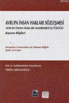 Avrupa İnsan Hakları Sözleşmesi; Avrupa İnsan Hakları Mahkemesi İçtüzüğü Başvuru Bilgileri