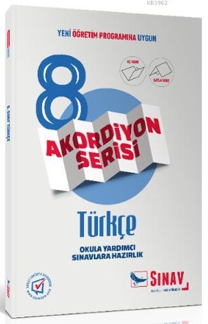 Sınav Dergisi Yayınları 8. Sınıf LGS Türkçe Akordiyon Serisi Aç Konu Katla Soru Sınav Dergisi 