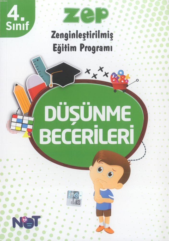 BiNot Yayınları 4. Sınıf ZEP Zenginleştirilmiş Eğitim Programı Düşünme Becerileri BiNot