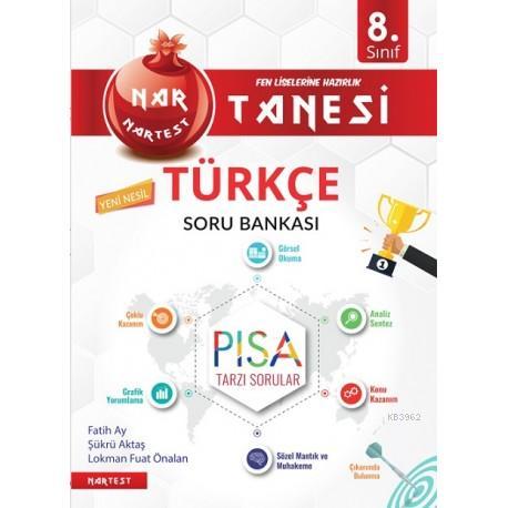 Nartest Yayınları 8. Sınıf LGS Türkçe Nar Tanesi Soru Bankası Nartest 