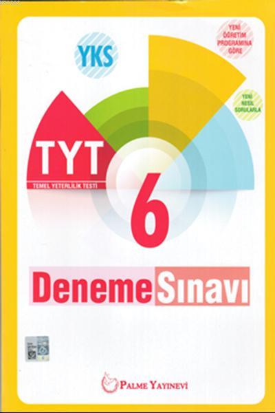 Palme Yayınları TYT 6 Deneme Sınavı Palme 