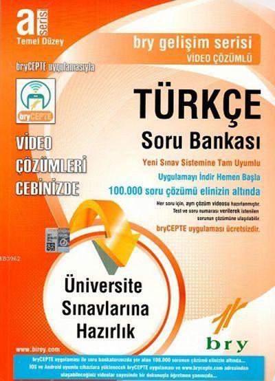 Birey Yayınları Türkçe A Temel Düzey Video Çözümlü Soru Bankası Gelişim Serisi Birey Eğitim 
