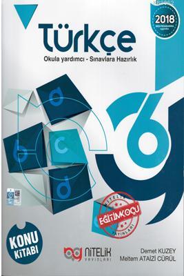 Nitelik Yayınları 6. Sınıf Türkçe Konu Kitabı Nitelik 