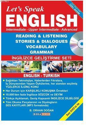 Let's Speak English (Özel Basım); Reading - Listening Stories - Dialogues Vocabulary - Grammar İngilizce Geliştirme Seti