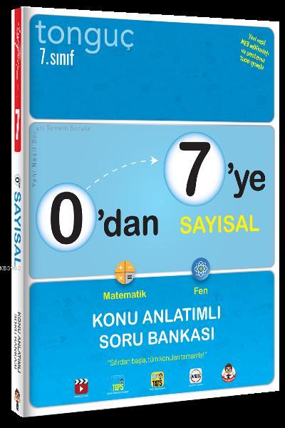 Tonguç Yayınları 7. Sınıf 0 dan 7 ye Sayısal Konu Anlatımlı Soru Bankası Tonguç 