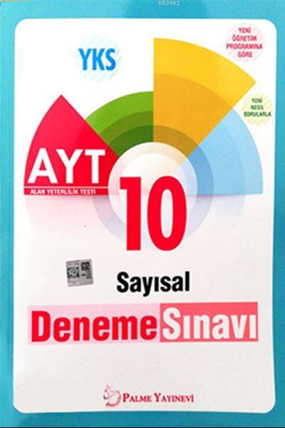 Palme Yayınları AYT Sayısal 10 Deneme Sınavı Palme 