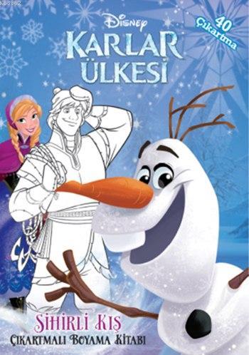Disney Karlar Ülkesi Sihirli Kış Çıkartmalı (3+ Yaş); Boyama Kitabı