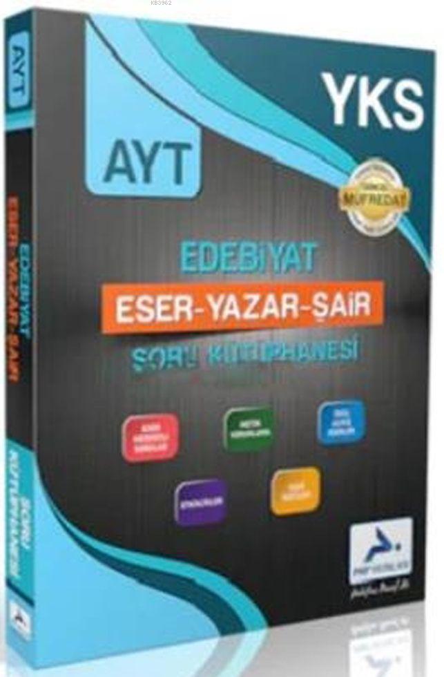 Paraf Yayınları AYT Edebiyat Eser Yazar Şair Soru Kütüphanesi Paraf 