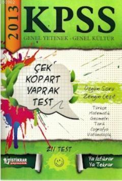 Kpss Genel Kultur Genel Yetenek Yaprak Test Kolektif 9786054608133 Genel Imge Com Tr
