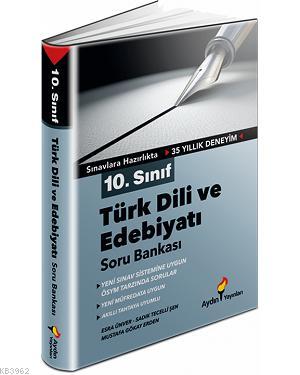  Aydın Yayınları 10 Sınıf Türk Dili ve Edebiyatı Soru Bankası Aydın | Kolektif | Aydın Yayınları | 9786057945143 