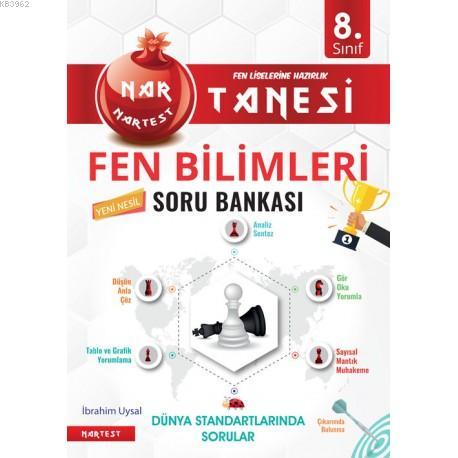 Nartest Yayınları 8. Sınıf LGS Fen Bilimleri Nar Tanesi Soru Bankası Nartest 