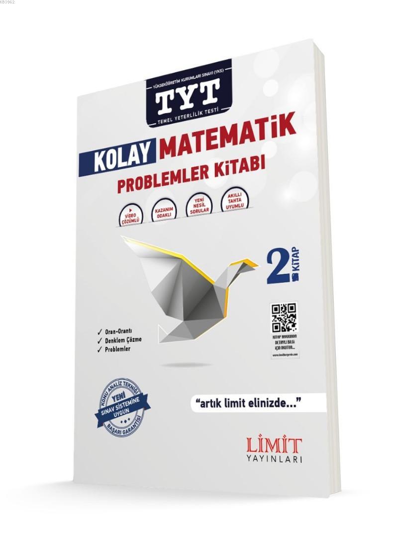 Limit Yayınları TYT Kolay Matematik 2. Kitap Problemler Kitabı Limit 