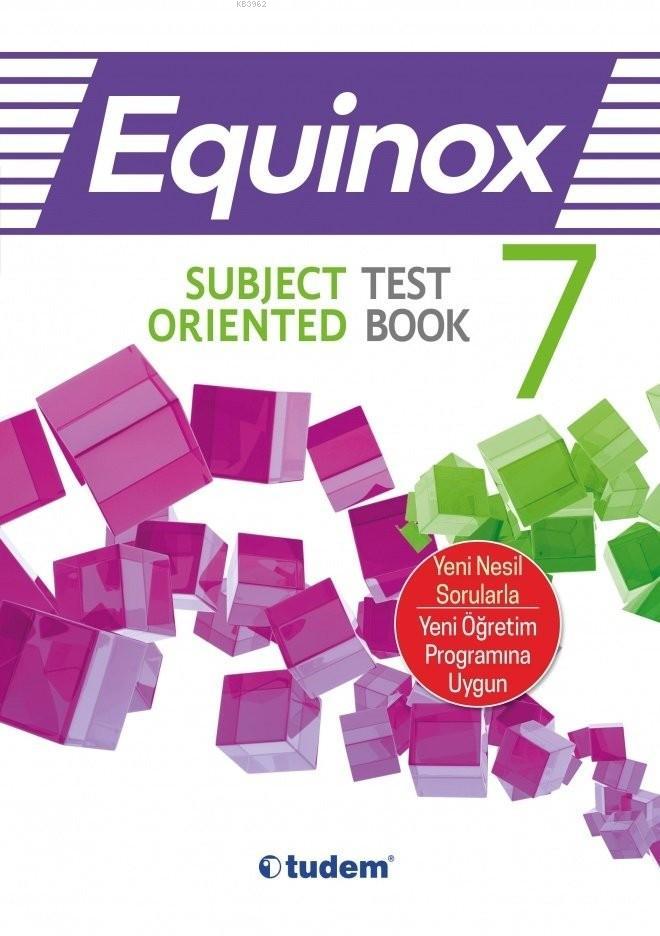 Tudem Yayınları 7. Sınıf İngilizce Equinox Subject Oriented Test Book Tudem 
